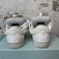 Lanvin Curb White Snakeskin Sneaker Sz 6.5 (39)