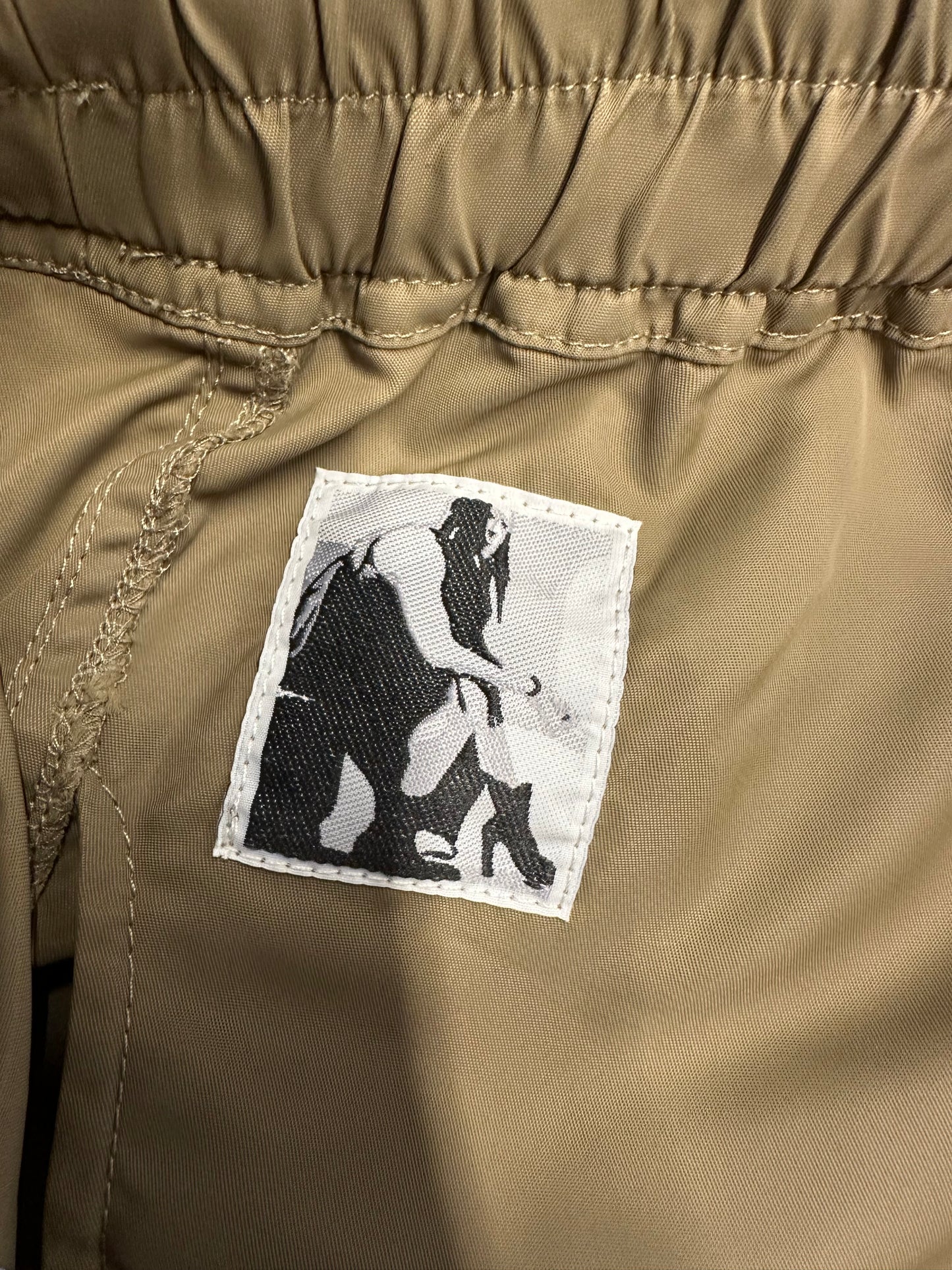 Rick Owens Pale Green Nylon Pants Sz L