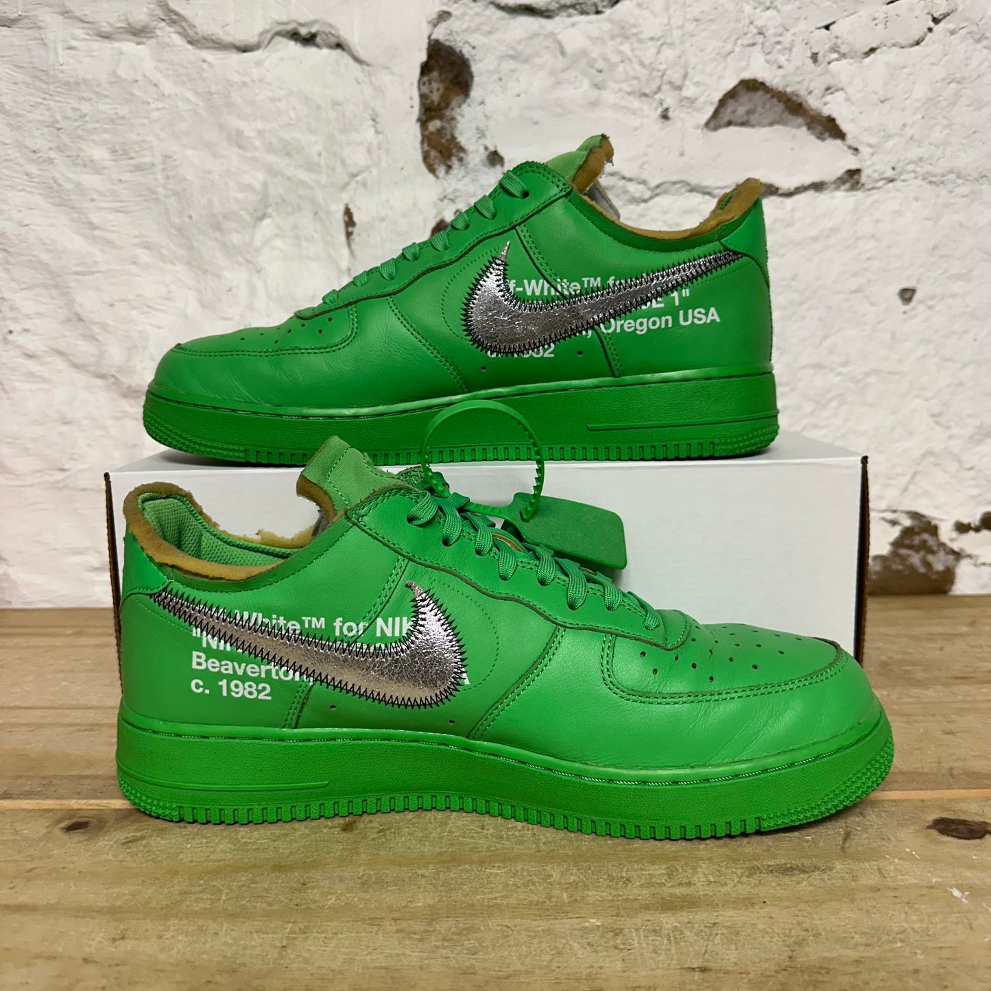 Nike Air Force 1 Low Off-White Brooklyn Sz 11.5