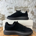 Alexander Mcqueen Triple Black Suede Sneaker Sz 9 (42)