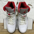 Air Jordan 5 Fire Red Silver Tongue (2020) Sz 10.5