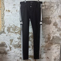 Amiri White MA Stripe Black Denim Jeans Sz 34