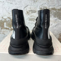 Alexander McQueen White Spell Black Tread Boot Sz 10 (43)