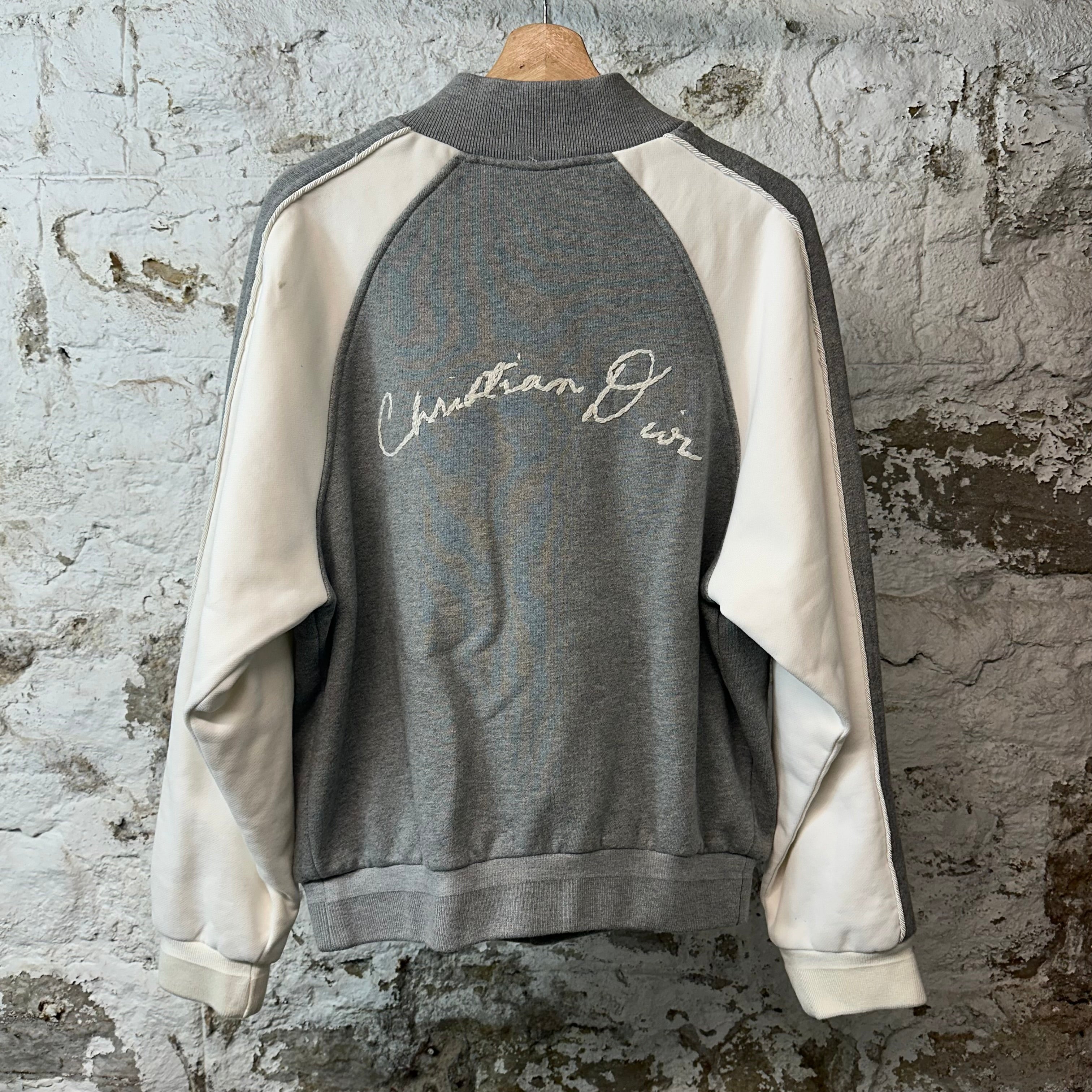 2022年製 ヴィンテージ Dior Grey Varsity Jacket M Varsity jacket dior - Gem