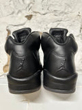 Air Jordan 5 Premium Triple Black Sz 9