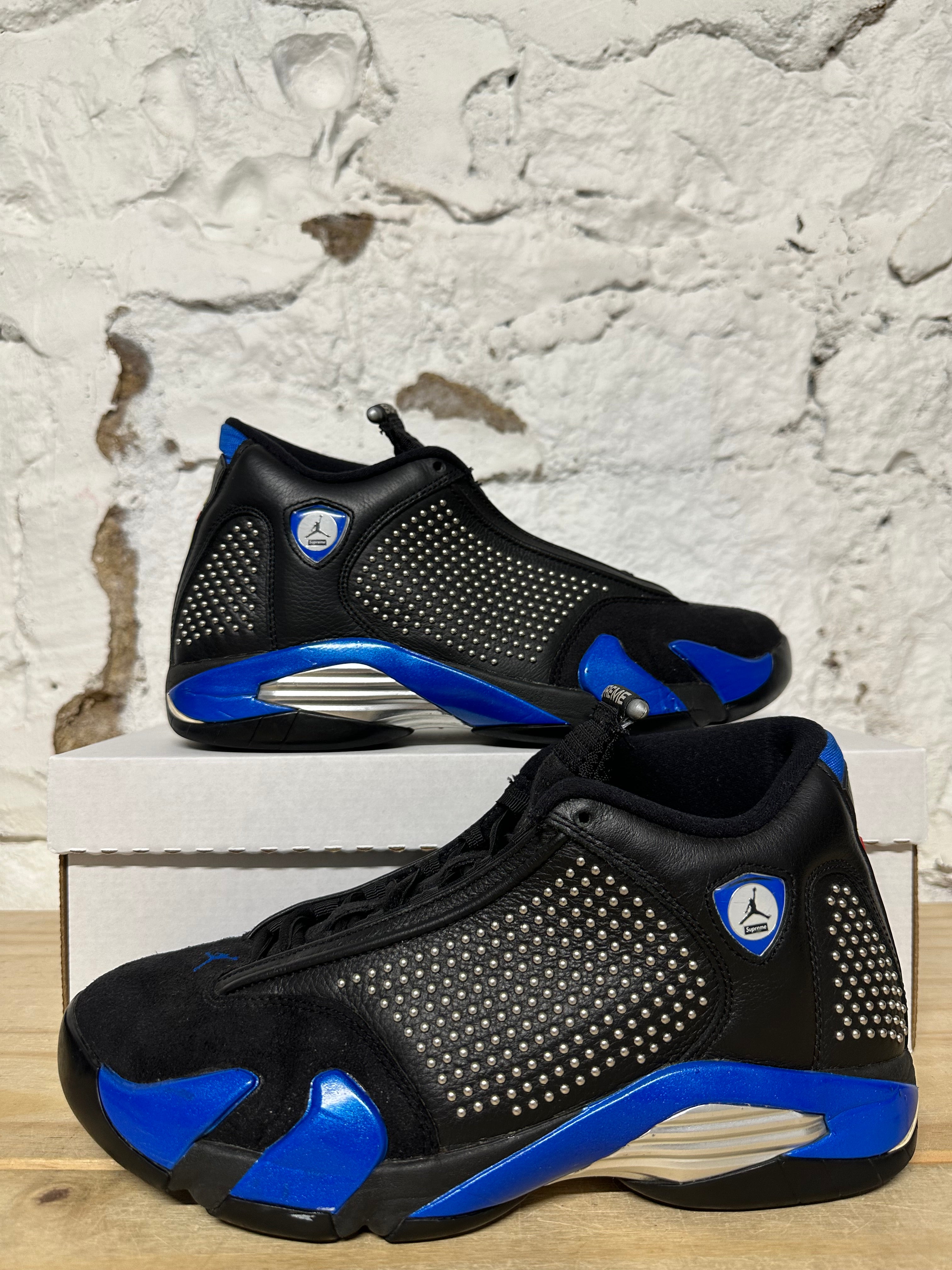 Air Jordan 14 Supreme Black Sz 9