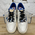 Air Jordan 1 Low Travis Scott Fragment Sail Military Blue Sz 13