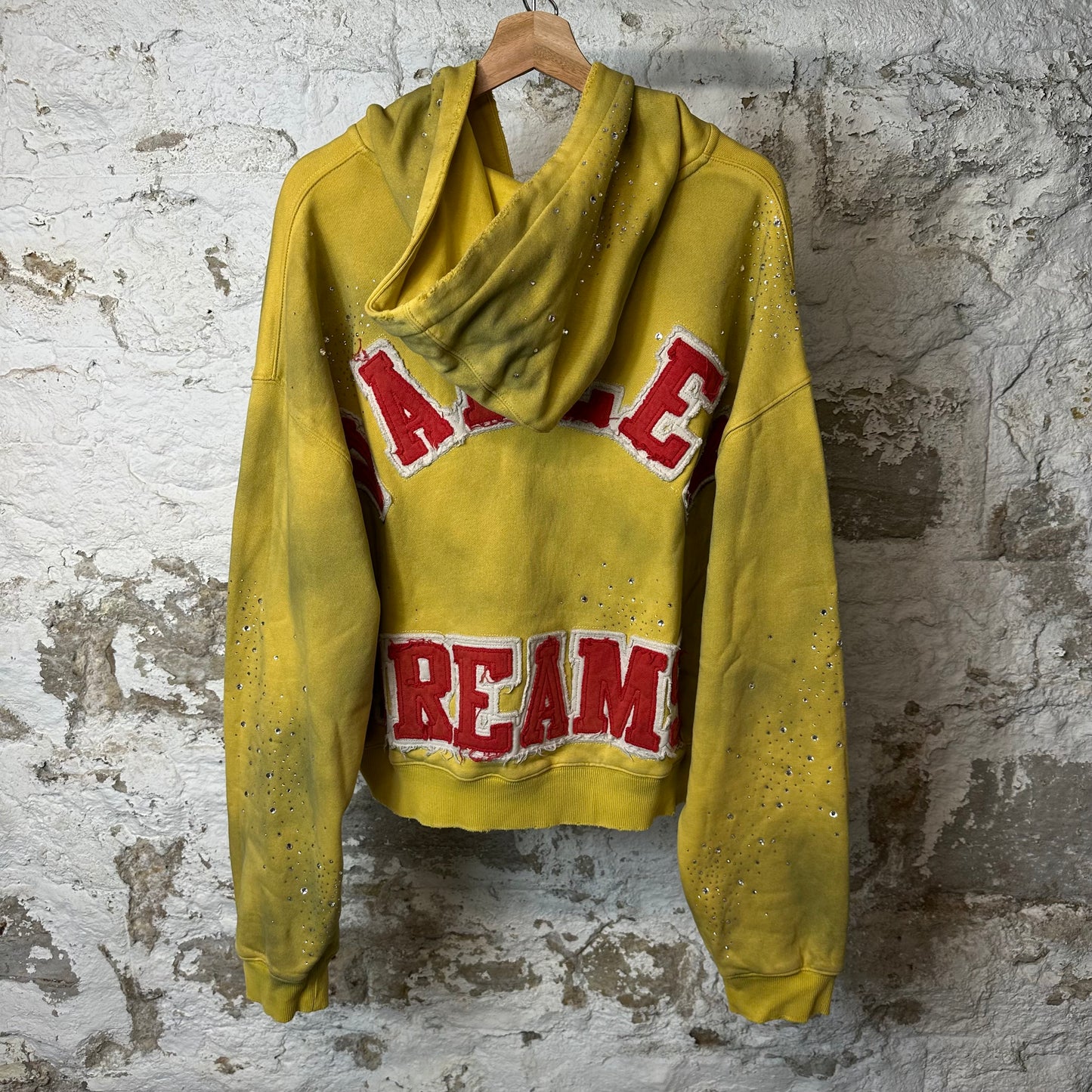 Vale Cluster Zip Up Hoodie Yellow Sz L