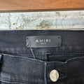 Amiri MX1 Cracked Blue Black Denim Jeans Sz 34