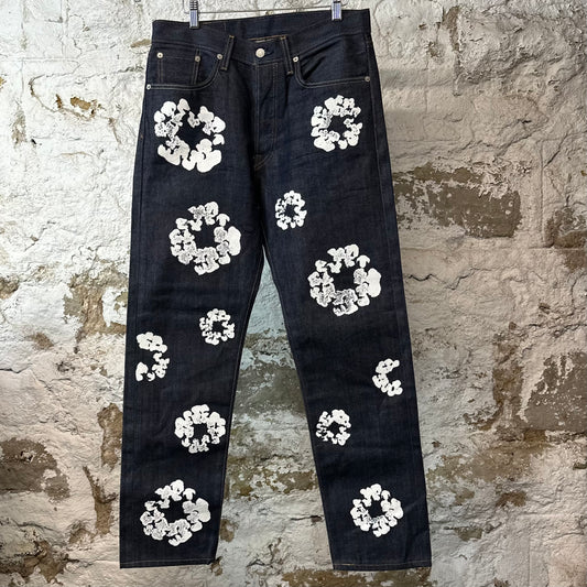 Denim Tears White CW Dark Blue Selvedge Denim Jeans Sz 31