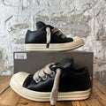Rick Owens Jumbo Lace Puffer Black Milk Sneaker Sz 9.5 (42.5)