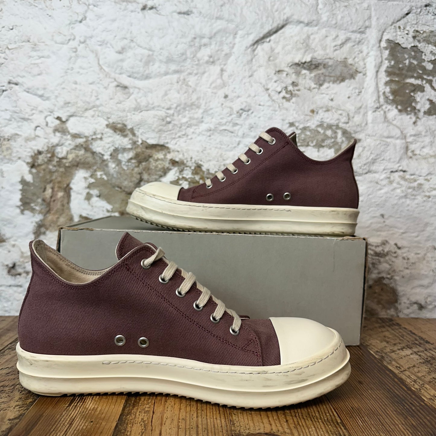 Rick Owens DRKSHDW Mauve Milk Sneaker Sz 9 (42)