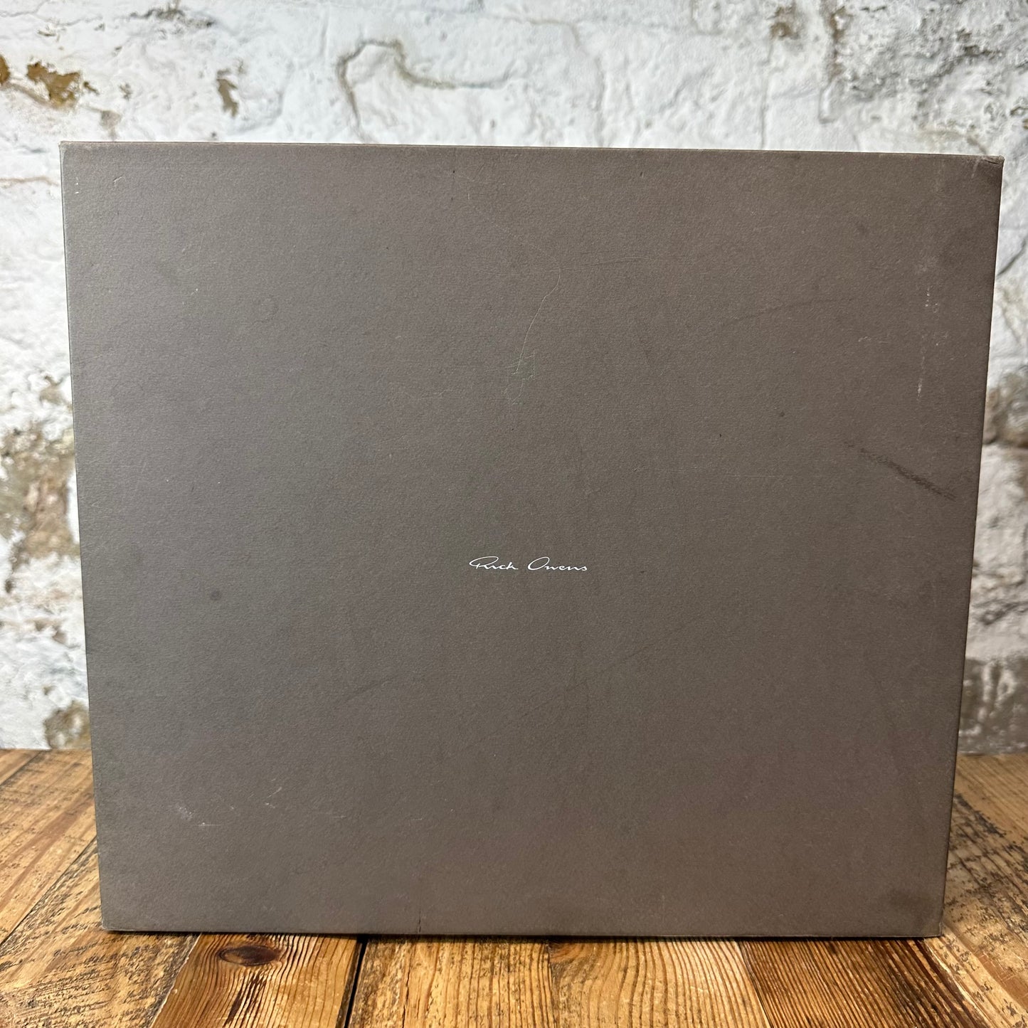 Rick Owens High Jumbo Lace Triple Black Sneaker Sz 15 (48)