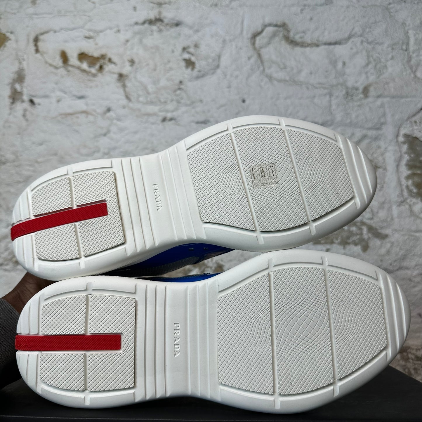 Prada Americas Cup Cina Patent Sneaker Sz 8.5 DS