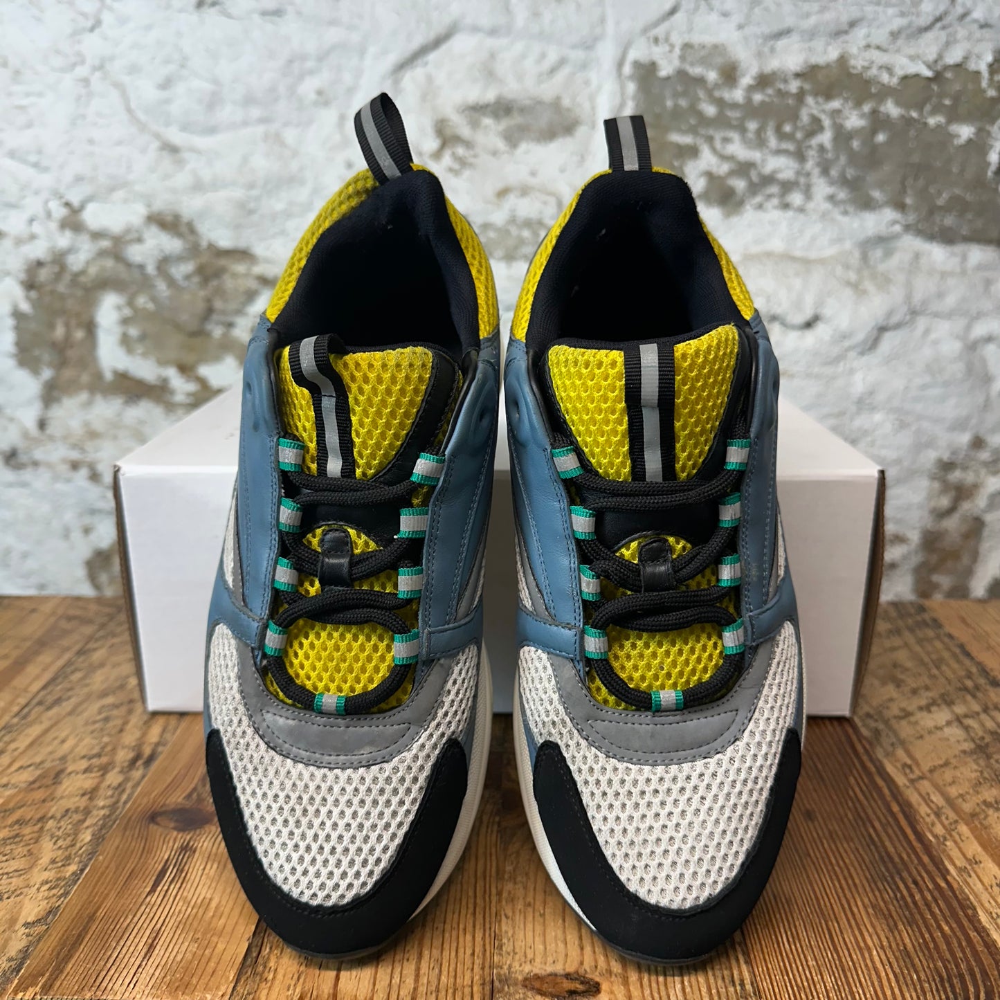 Dior B22 Yellow Blue White Sneaker Sz 10 (43)