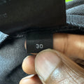 Amiri MX1 Camo Patch Black Denim Jeans Sz 30