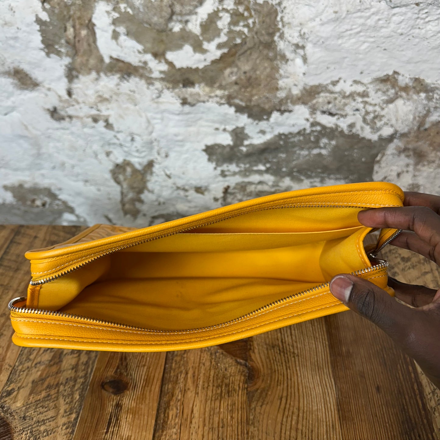Goyard Jouvence Monogram Yellow Toiletry Bag