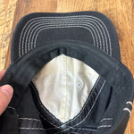 Supreme Striped Spell Black Hat