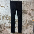 Amiri MX1 Silver Patch Black Denim Jeans Sz 32