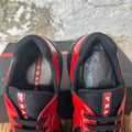 Prada Americas Cup Red Patent Black Sneaker Sz 9