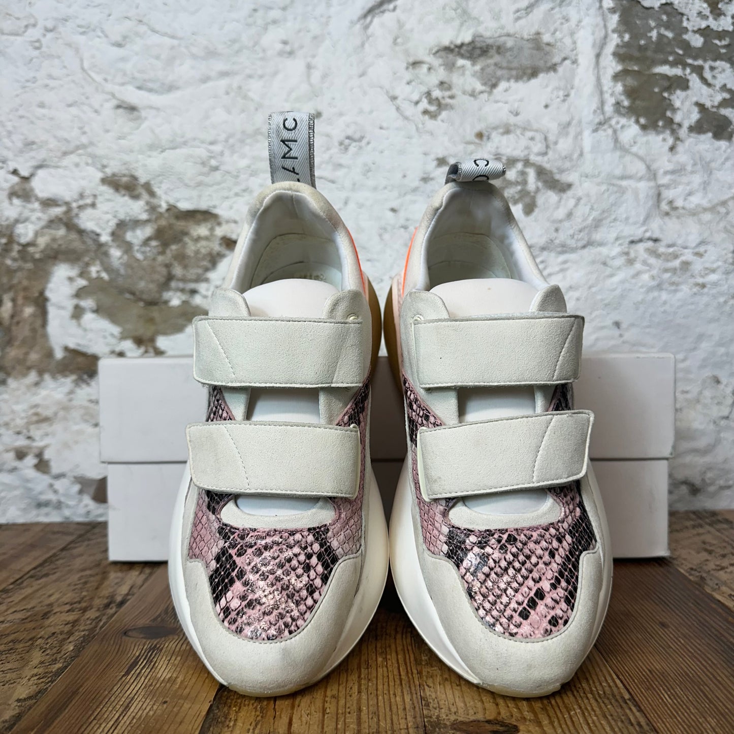 Stella McCartney Eclypse Snake Embossed Sneaker Sz 6 (38)
