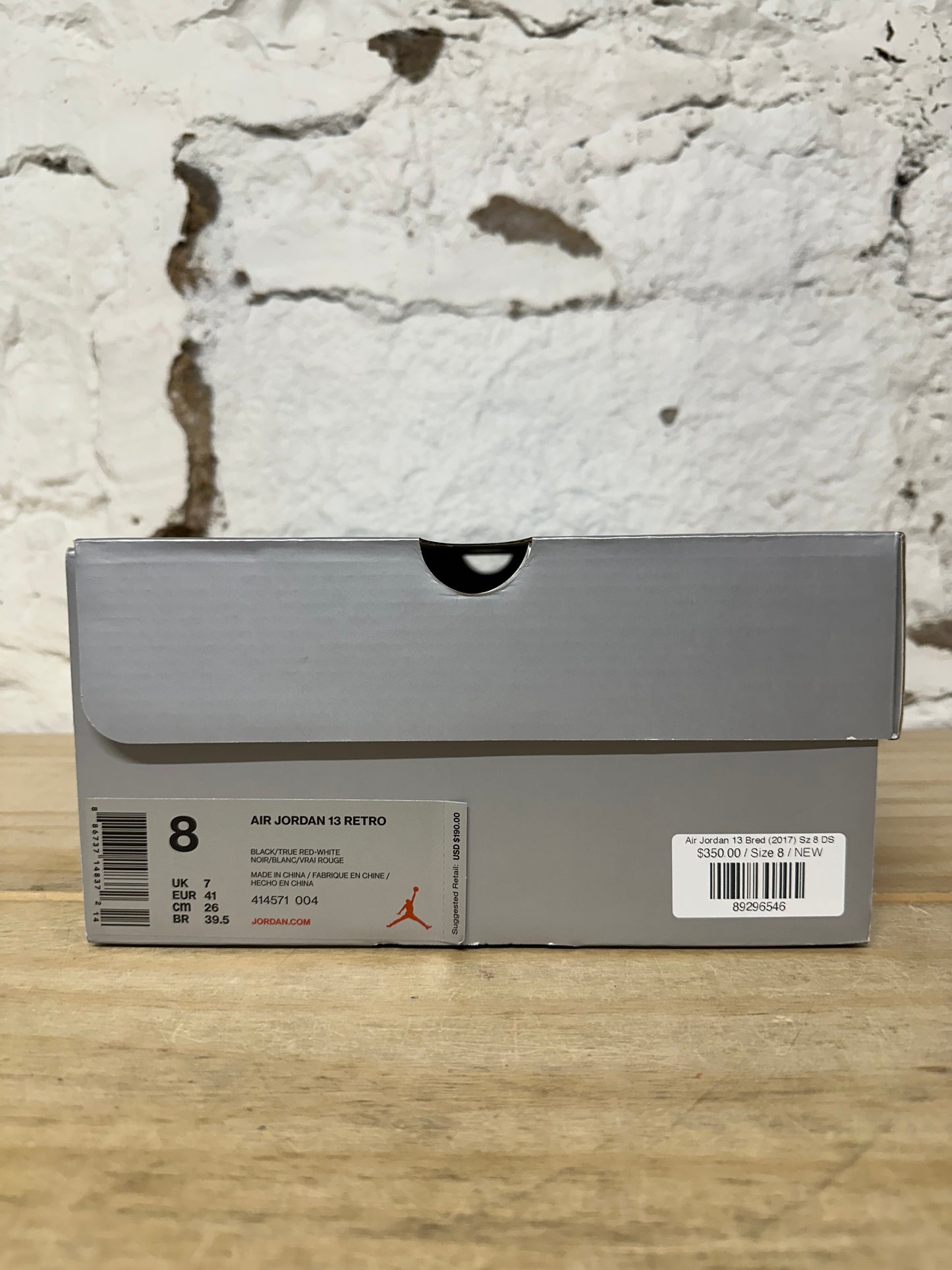 Air Jordan 13 Bred (2017) Sz 8 DS