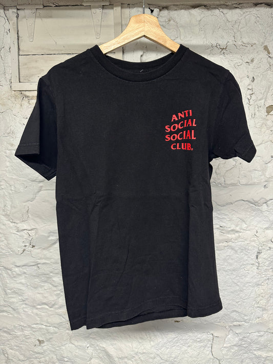 ASSC Koi Fish Black Red T-Shirt Sz S