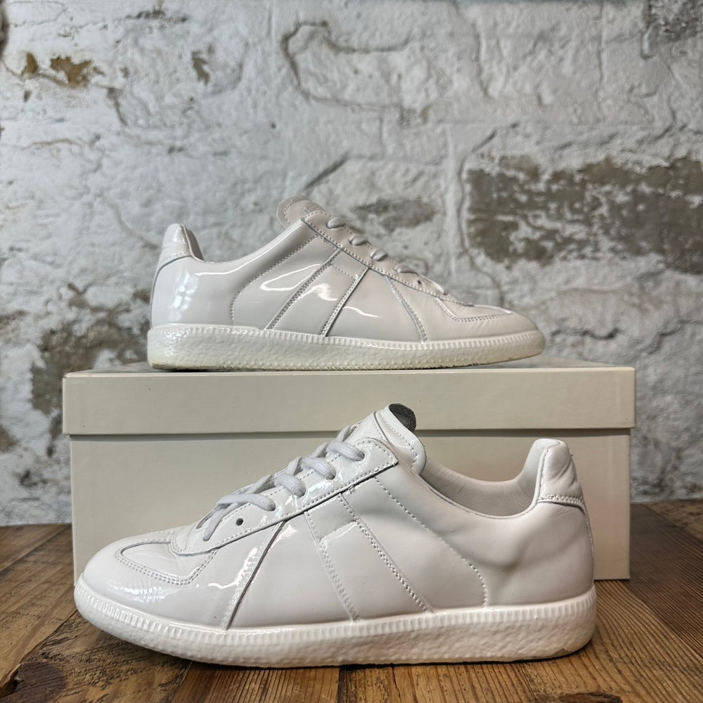 Maison Margiela Replica White Patent Sneaker Sz 6.5 (39.5)