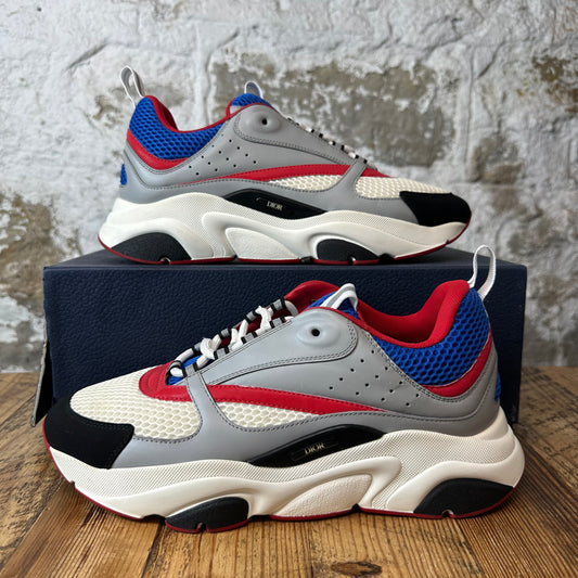 Dior B22 Blue Red Grey Sneaker Sz 10 (43)