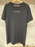 Dolce Gabbana Chest Logo Black T-Shirt Sz L
