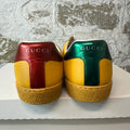 Gucci Flash Logo Yellow Ace Sneaker Sz 10
