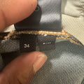 Amiri MX1 Multicolor Paisley Patches Blue Denim Jeans Sz 34