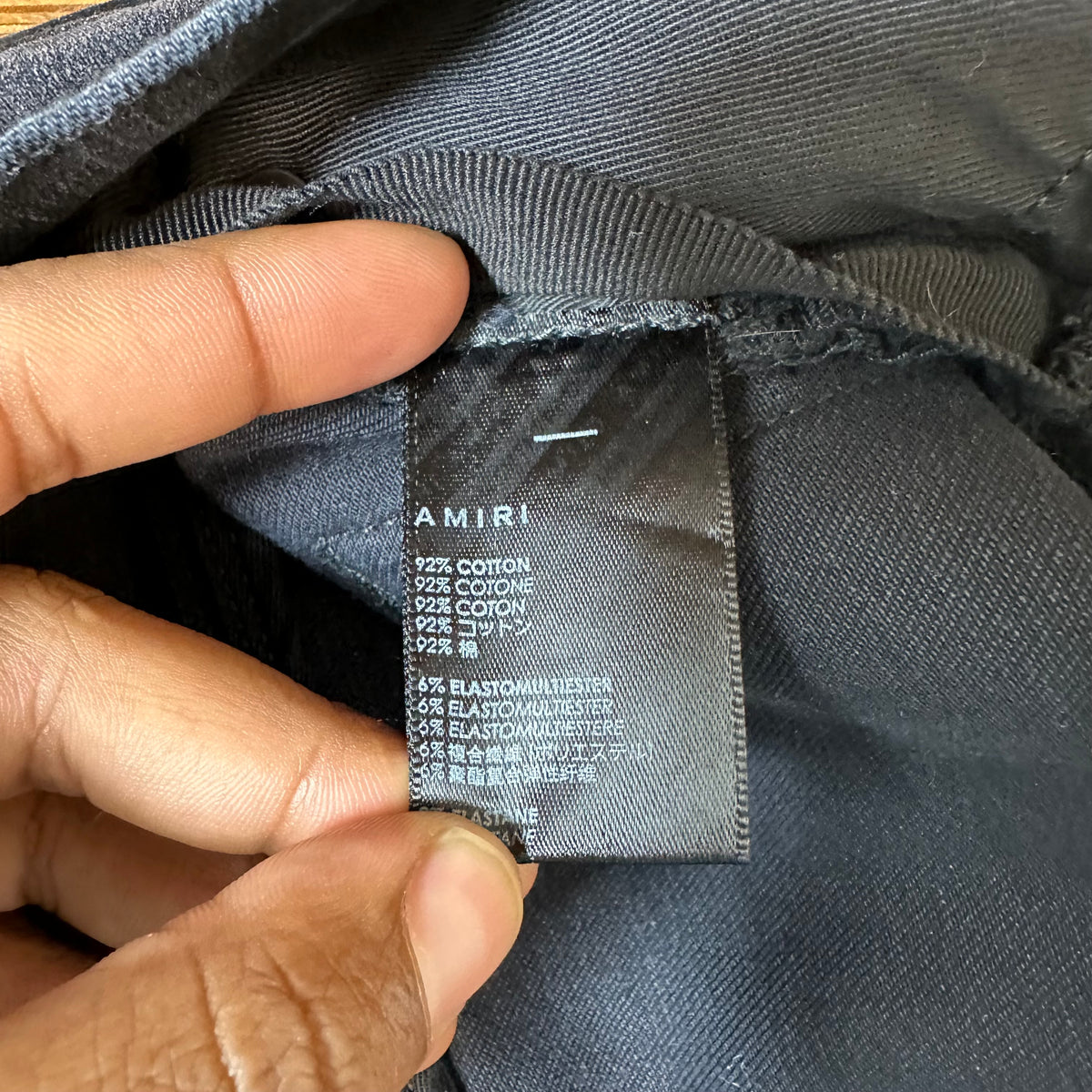 Amiri MX1 Red Tie Dye Thrasher Black Denim Jeans Sz 34