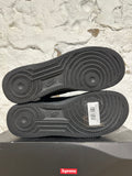 Nike Air Force 1 Low Supreme Black Sz 8.5