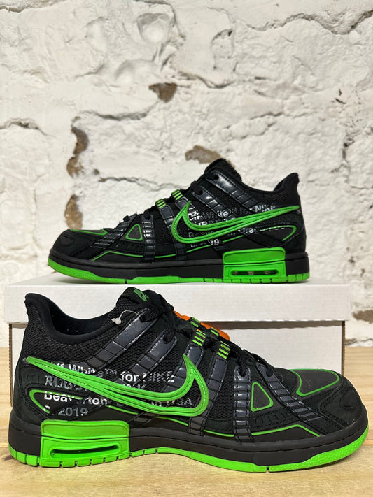 Nike Rubber Dunk Off White Green Strike Sz 9.5