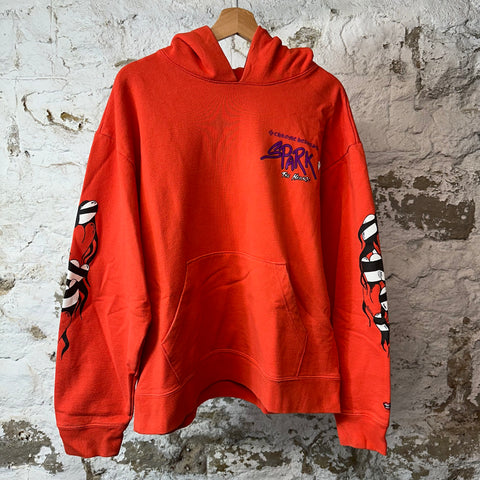 Chrome Hearts Orange Spark Hoodie Sz L