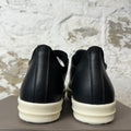 Rick Owens Black Leather Milk Sneaker DS