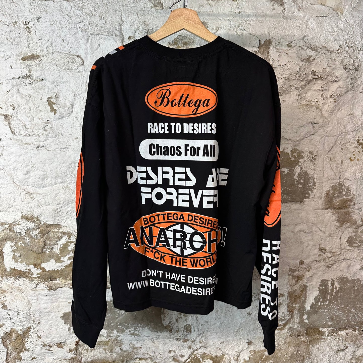 Bottega Desires Racing Black Long Sleeve Sz S