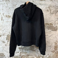 Amiri Embroidered Bar Logo Hoodie Black Sz S