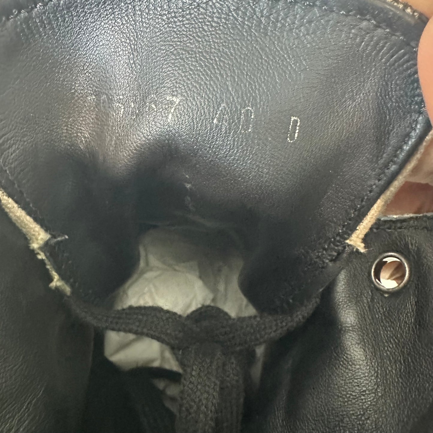 Alexander Mcqueen Beige Black Tread Boot Sneaker Sz 7 (40)