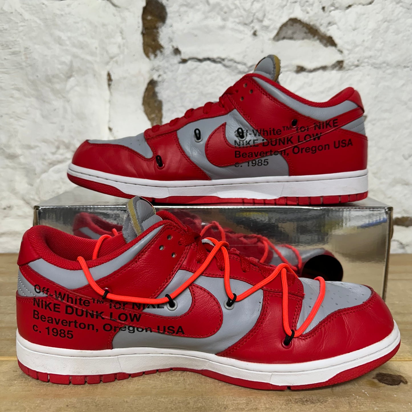 Nike Dunk Low Off-White University Red Dunk Low Sz 11.5