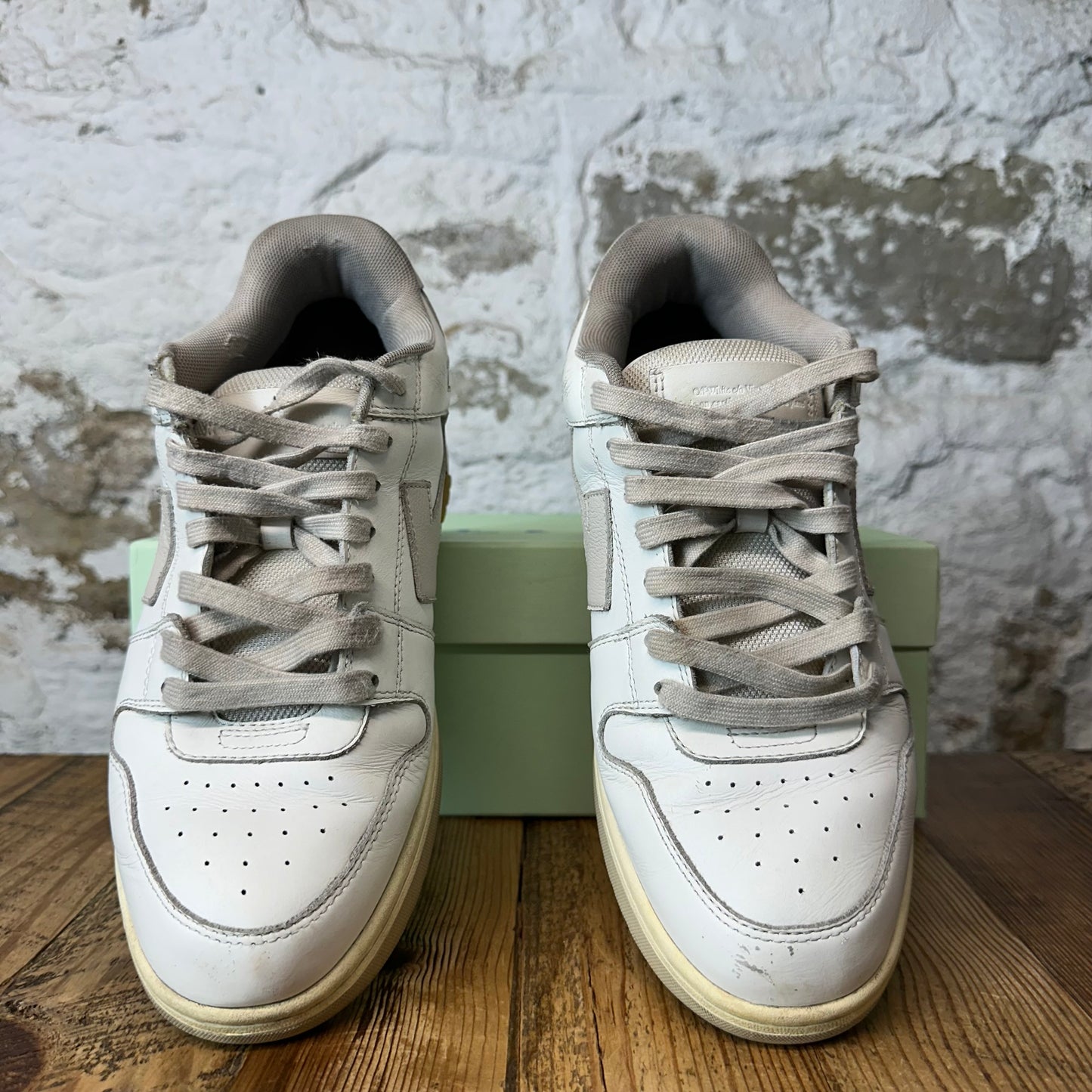 Off-White Out Of Office Beige White Sneaker Sz 9 (42)