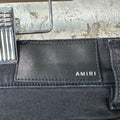 Amiri Tie Dye Splash Black Denim Jeans Sz 38