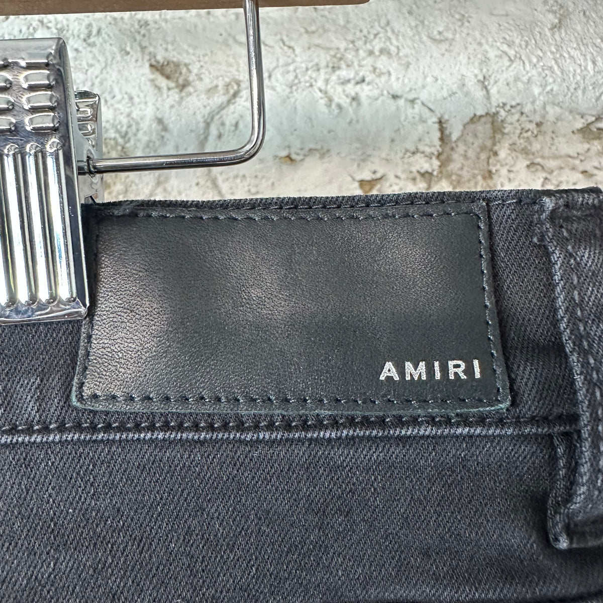 Amiri Tie Dye Splash Black Denim Jeans Sz 38
