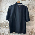 Amiri Striped Panel Black Knitted Button Up Shirt Sz XL