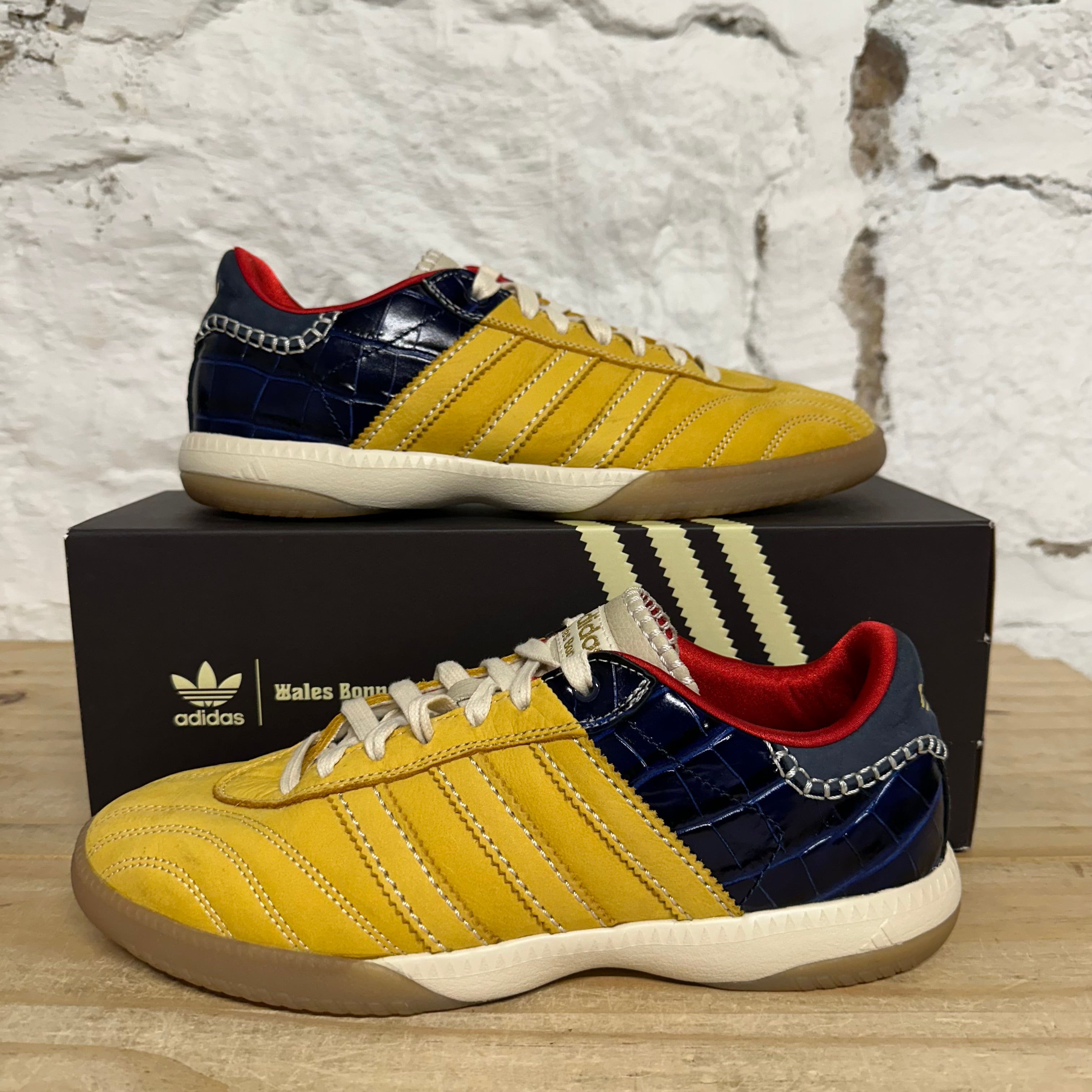Adidas Samba Millennium Wales Bonner Fade Gold Croc Sz 9