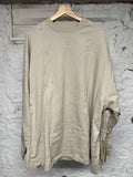 Fear of God Essentials Tan Small Logo L/S T-Shirt Sz L DS