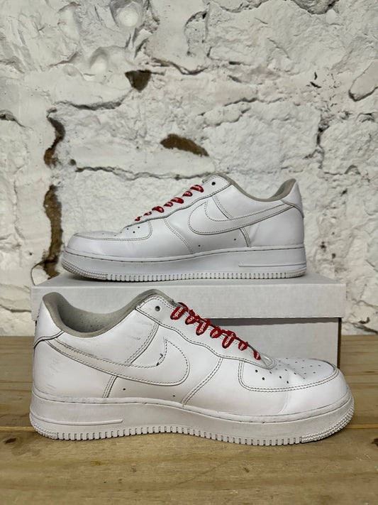 Nike Air Force 1 Low Supreme White Sz 11.5