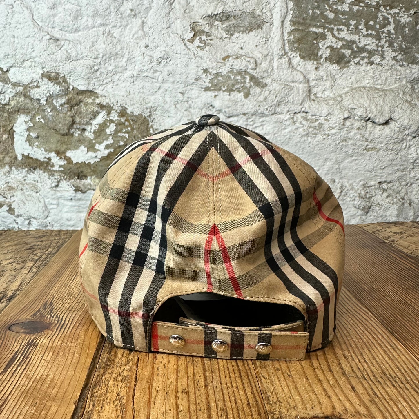 Burberry TB Plaid Hat Sz M