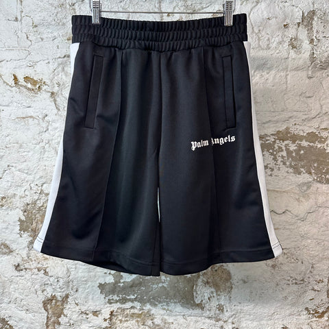 Palm Angels Black White Track Shorts Sz M